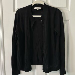 Loft black cardigan